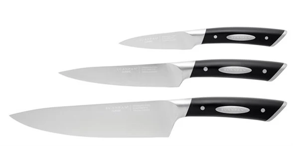 Scanpan Kokkekniv sæt 3 dele - Classic
