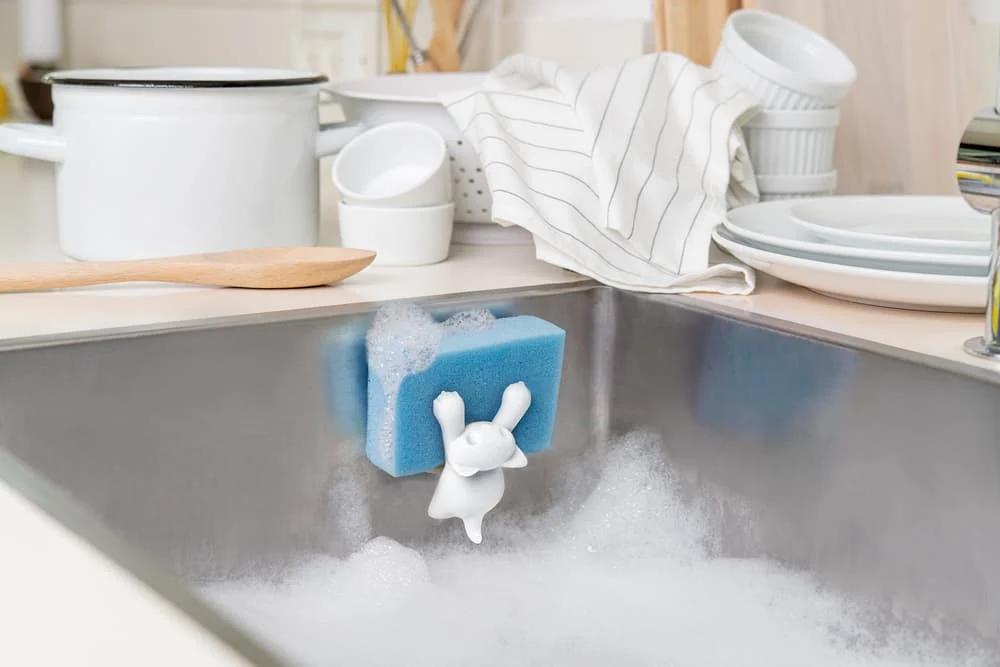 Scrubby holder til svamp - Hvid