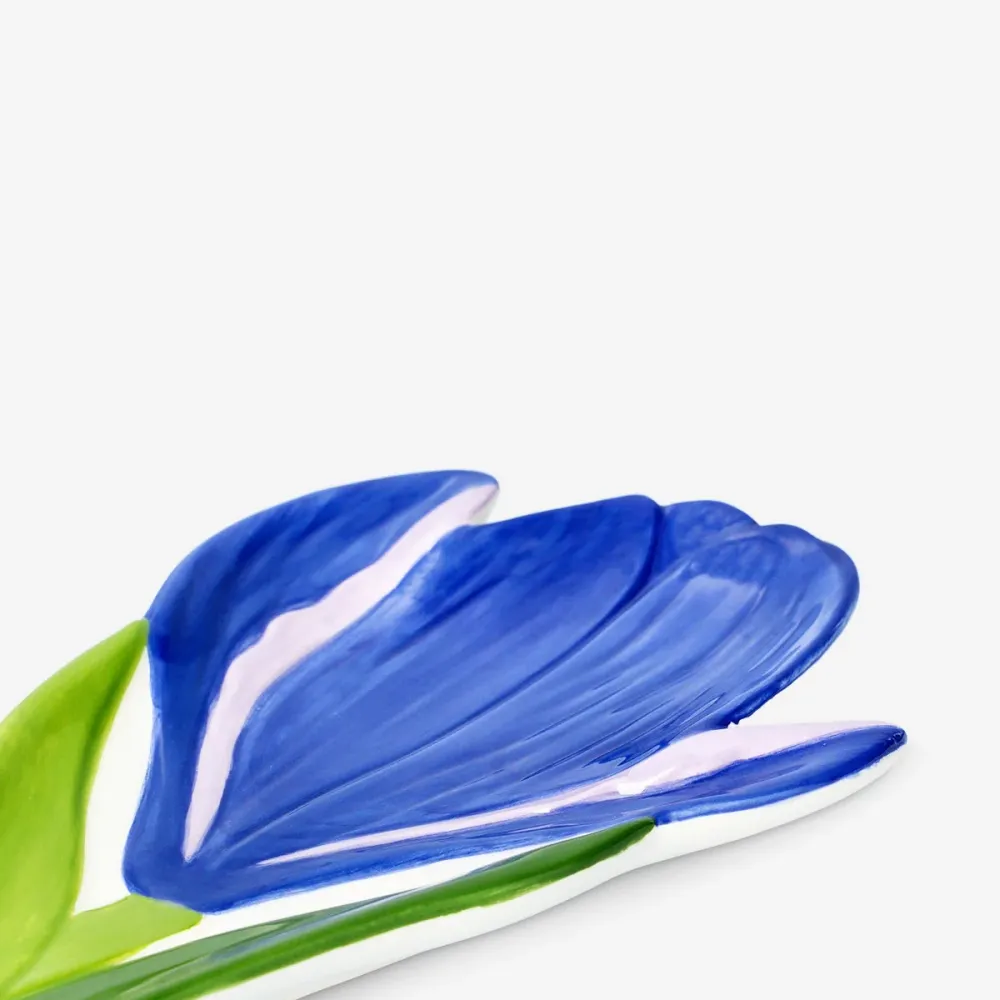 Serveringsfad med blomster