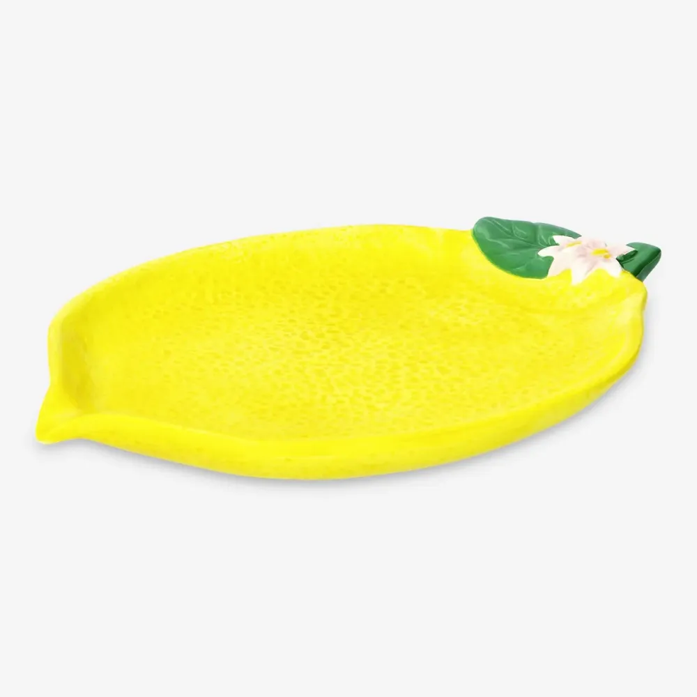 Serveringstallerken med citron - 21 cm