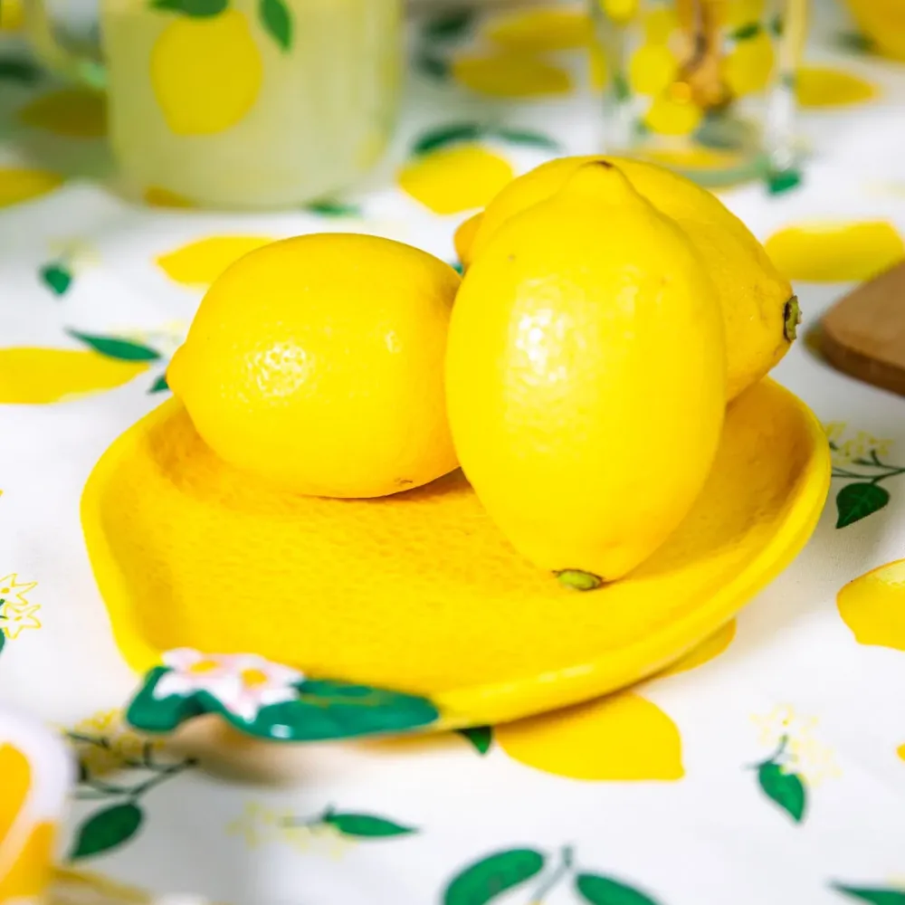 Serveringstallerken med citron - 21 cm