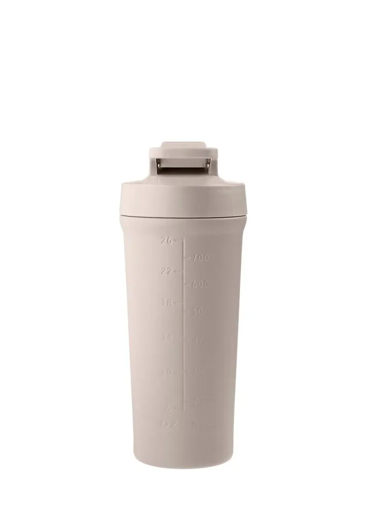 Shaker flaske, Cream Beige - 750 ml