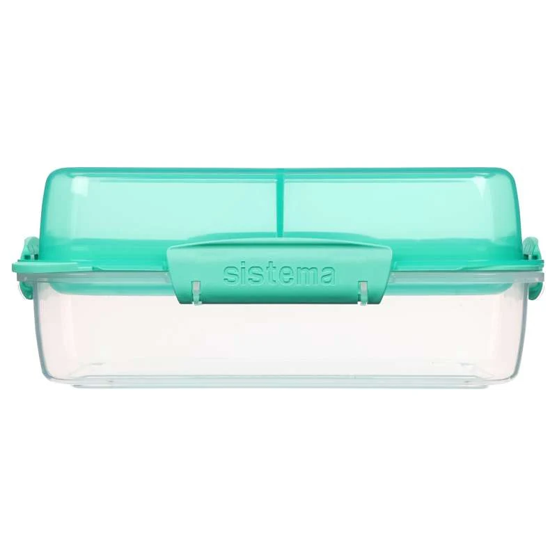 Sistema Madkasse - Lunch Stack To Go Rectangle - 1.8L. - Minty Teal