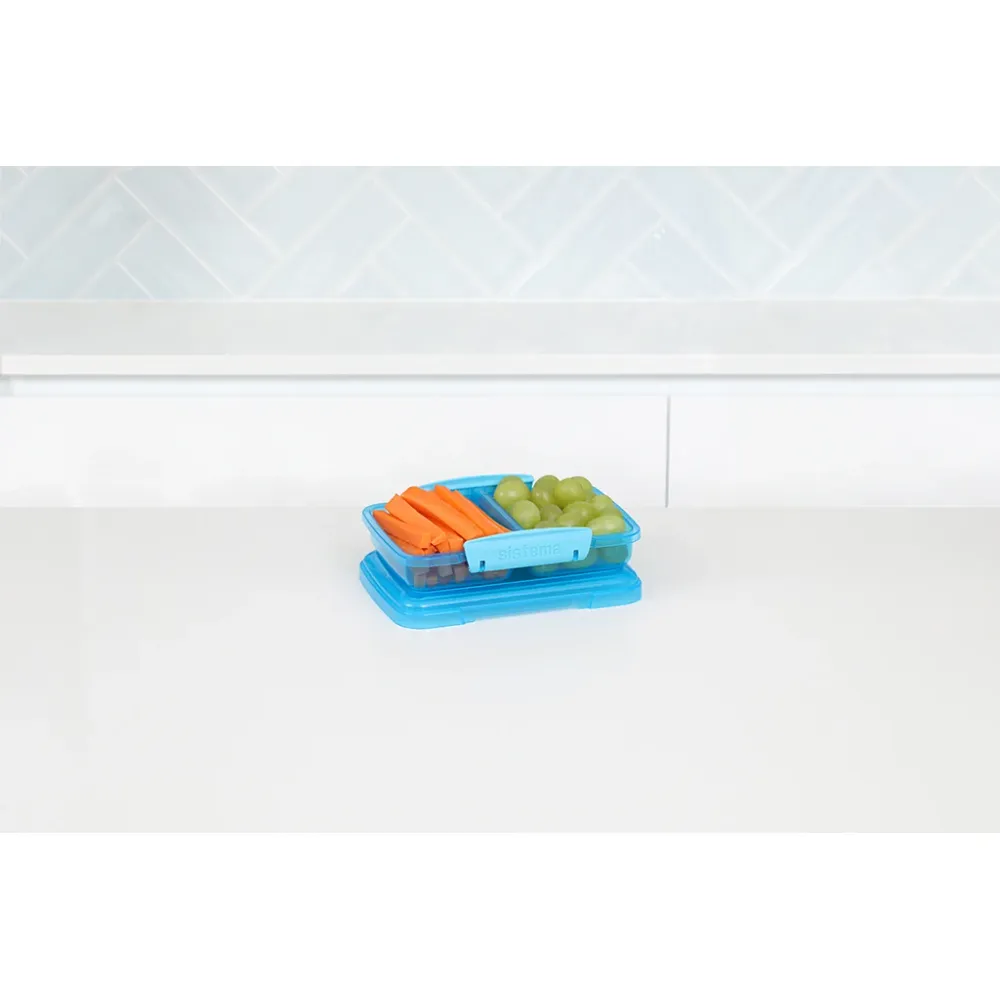 Sistema madkasse Small Split, Trend 350 ml - Blue