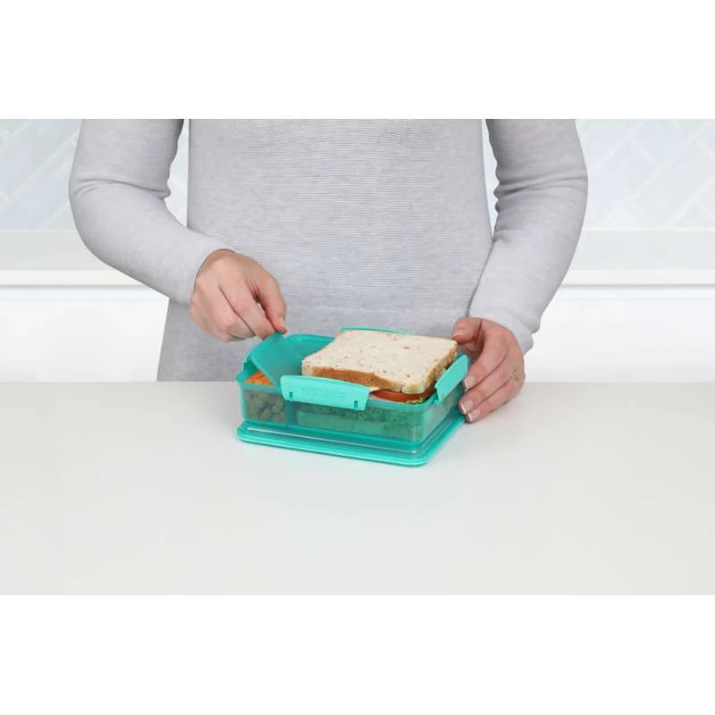 Sistema Madkasse - Snack Attack Duo Lunch - 975ml - Minty Teal