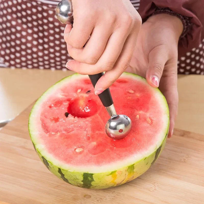 Skål med melon og vandmelon