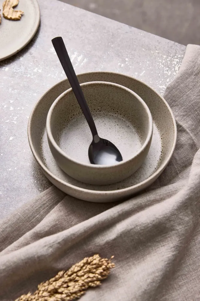 Skål, Sandy Beige - Ø13,5 cm.