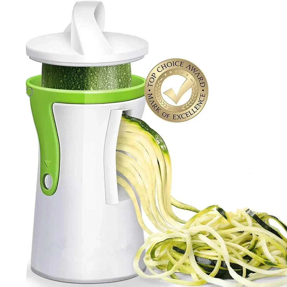 Spiralizer til grøntsager i rustfrit stål - Zucchini-spaghetti-grøntsagsskærer
