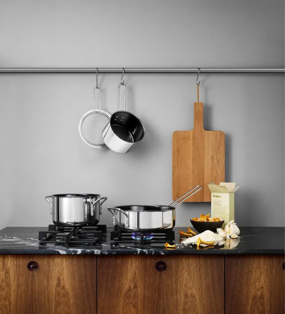 Ø24 cm - Stainless Steel Keramisk sauterpande