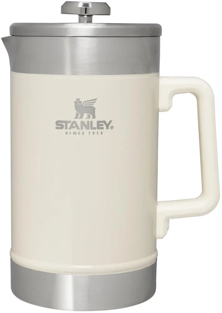 Stay-Hot French Press stempelkande, Cream Gloss - 1.4L