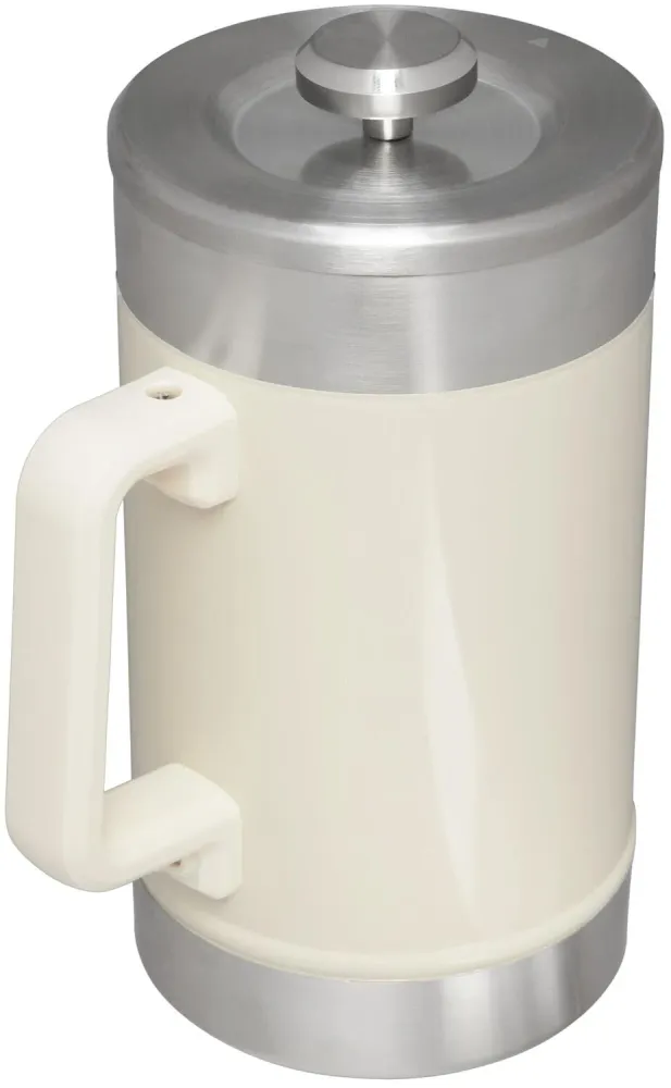 Stay-Hot French Press stempelkande, Cream Gloss - 1.4L