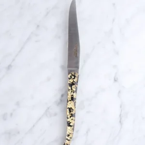 Steakkniv - Guld og Stål