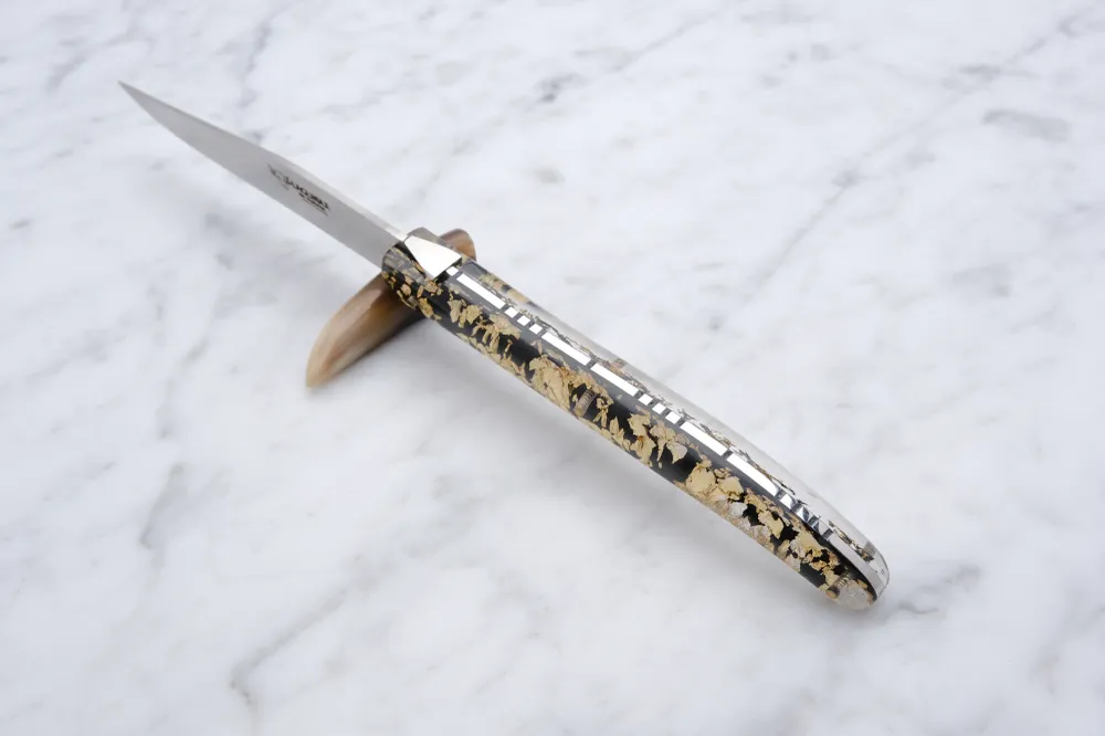 Steakkniv - Guld og Stål
