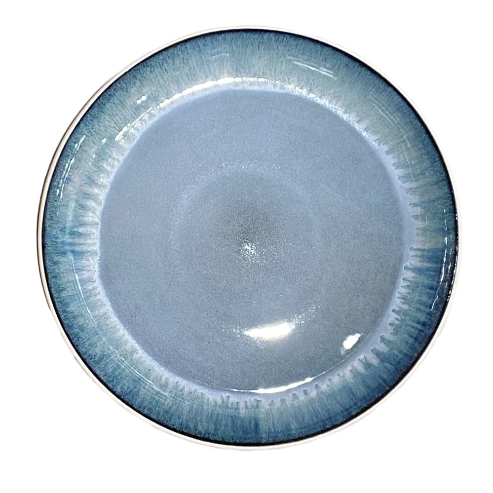4 stk. ASTA Middagstallerkener i Blå m. Løbeglasur (Ø26cm)