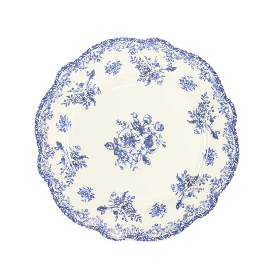 6 stk. Middagstallerkener DINNA i Blå (Ø27x2,2 cm)
