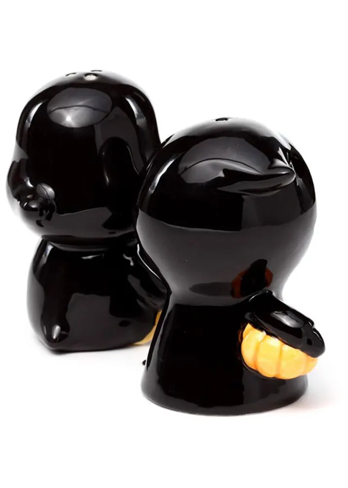 Succubus Home Grim Reaper & Ghost Boy Salt- og Peber Sæt i Sort