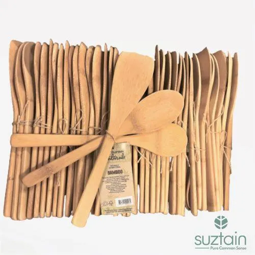 Suztain Naturals - Køkkenredskaber - 3 stk. - Økologisk bambus