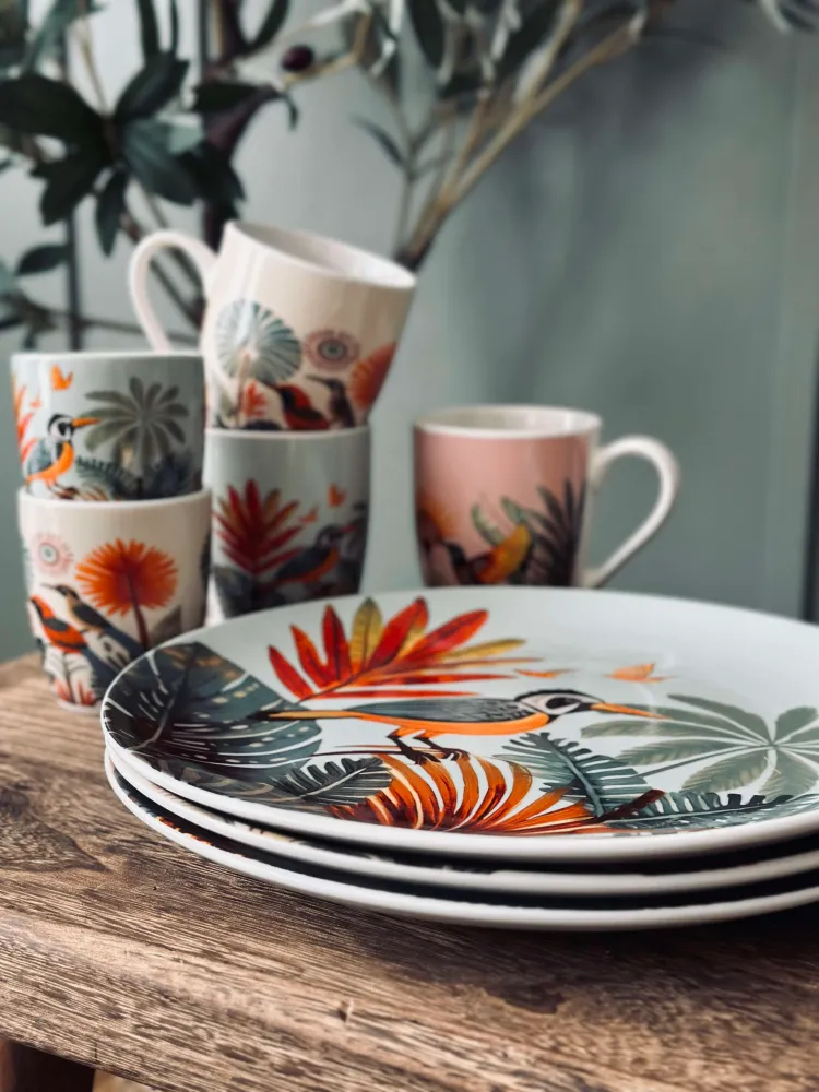 Tallerken 26cm - Boho mix
