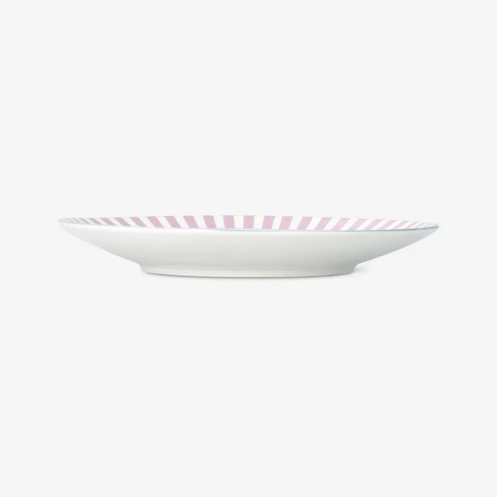 Tallerken med appelsiner og striber - 20 cm