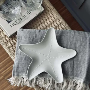 Tallerken melamin - Creme søstjerne
