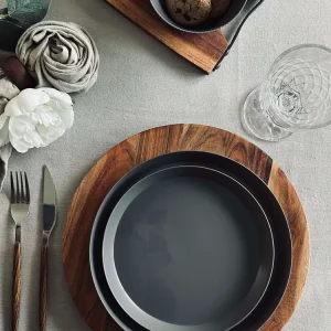 Tallerken Norma 20cm - Stone grey 2stk.