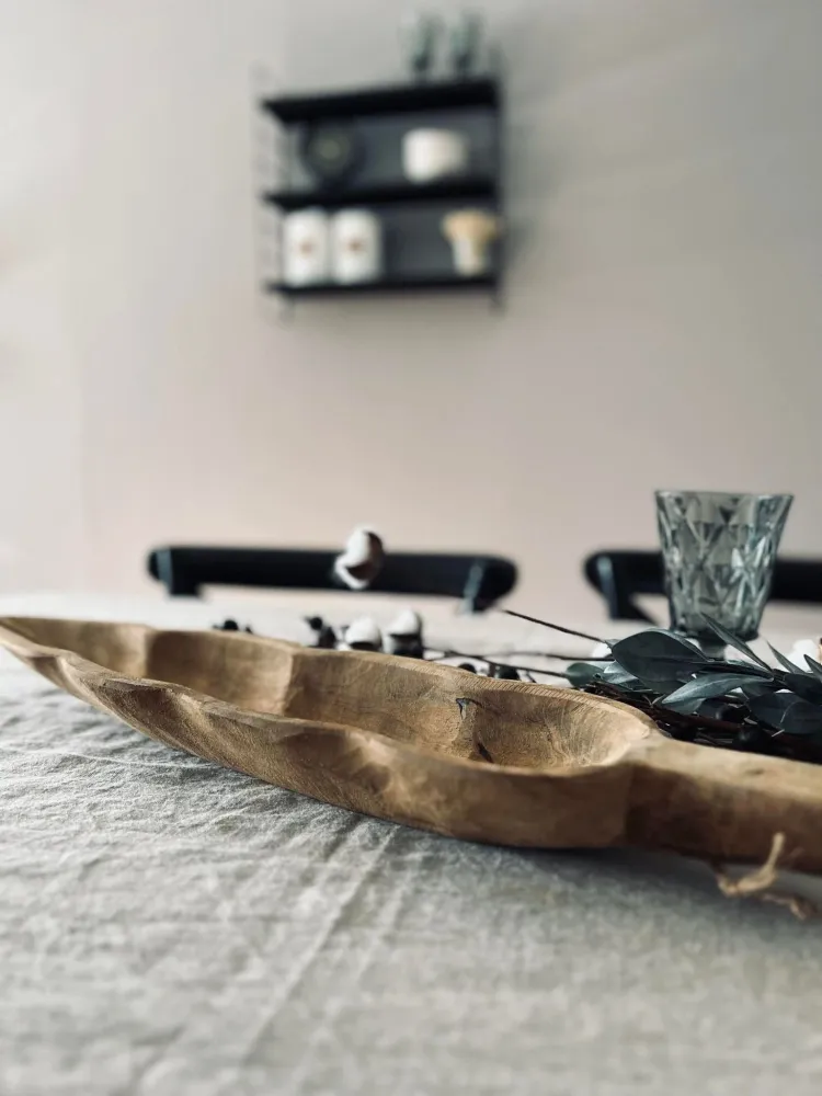Tapas fad i teak - Håndlavet