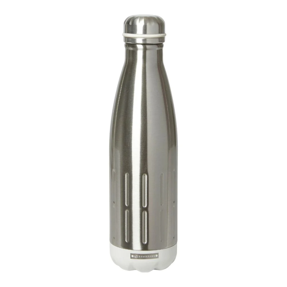 Termoflaske 500 ml. dobbeltvægget stål/stone