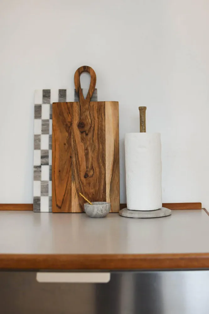 Ternet Marmor skærebræt - L39 cm
