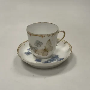 Tidlig Royal Copenhagen Art Nouveau Kop og underkop No 11