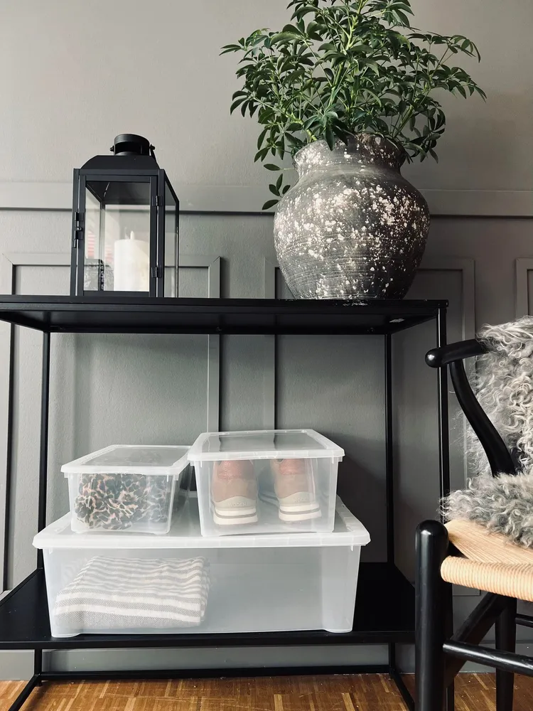 Transparent kasse med låg - Small