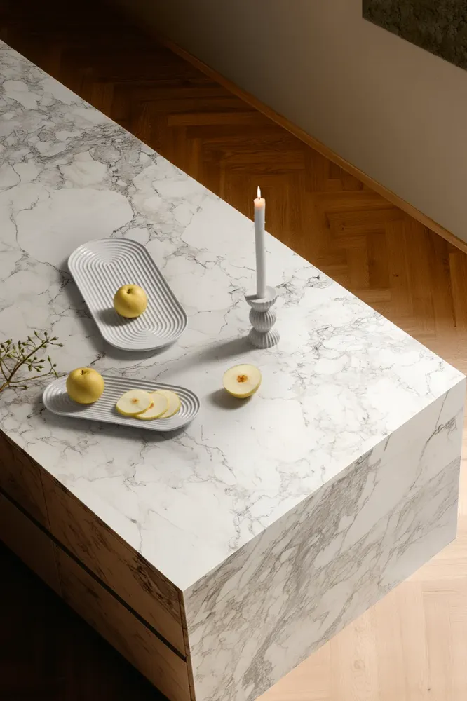 Tura Ovalt serveringsfad/vægdekoration - L48 cm
