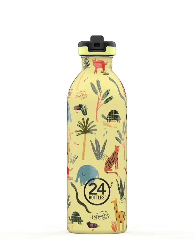 Urban flaske med sportslåg, Jungle Friends - 500 ml