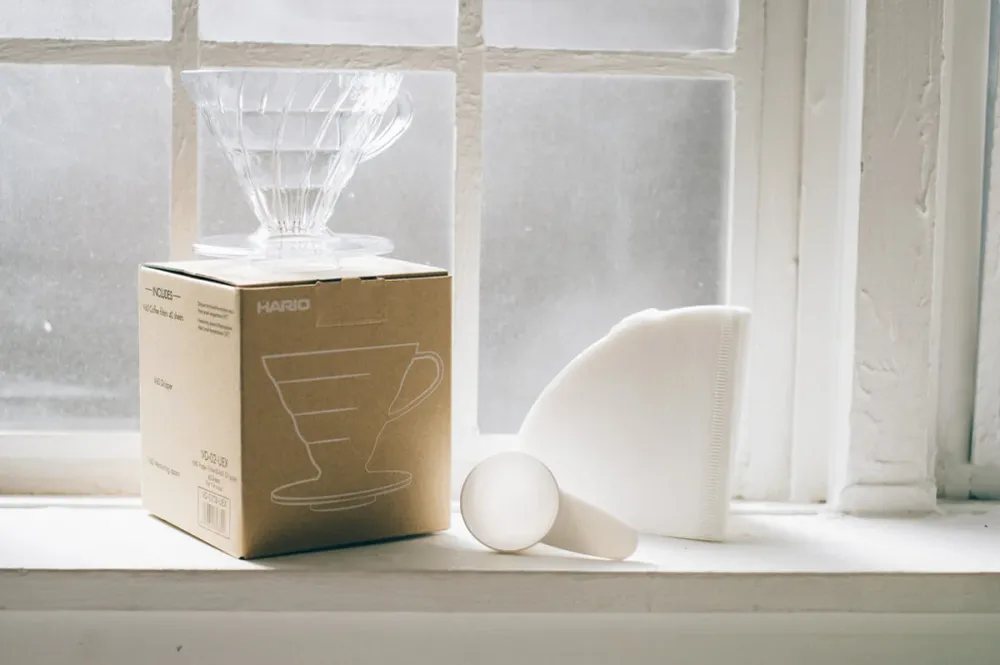 V60 Plastic 01 Dripper - Klar