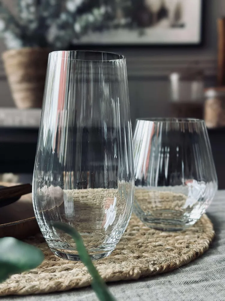 Vandglas Høj CRYSTAL - Sæt med 2 stk.