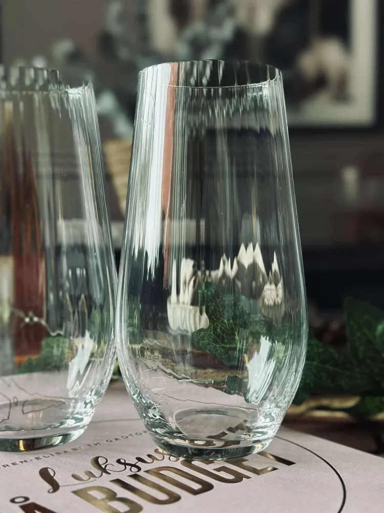 Vandglas Høj CRYSTAL - Sæt med 2 stk.