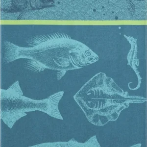 Viskestykke 'Banc de Poissons Bleu'