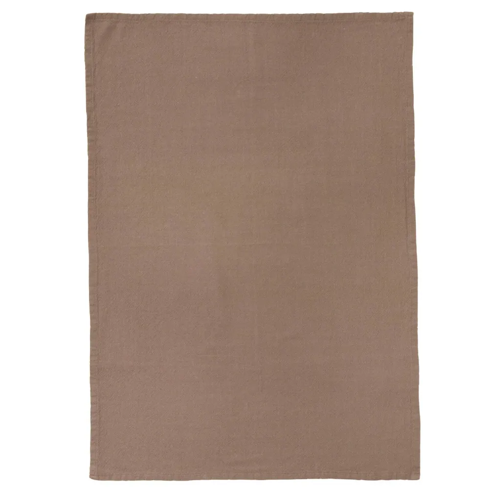 Viskestykke, brun - 50x70 cm.