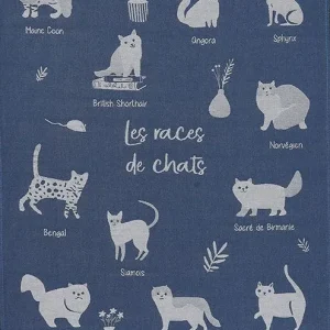 Viskestykke 'Les races de chats'