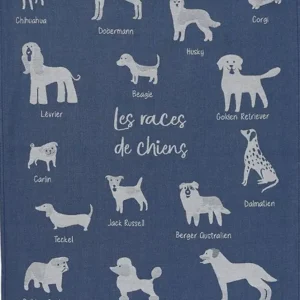 Viskestykke 'Les races de chien'