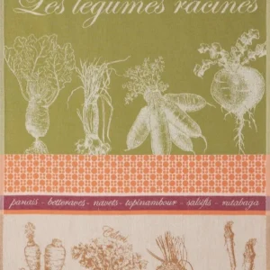 Viskestykke 'Légumes racines vert'