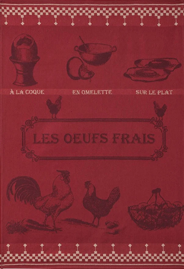 Viskestykke 'Oeufs Frais'