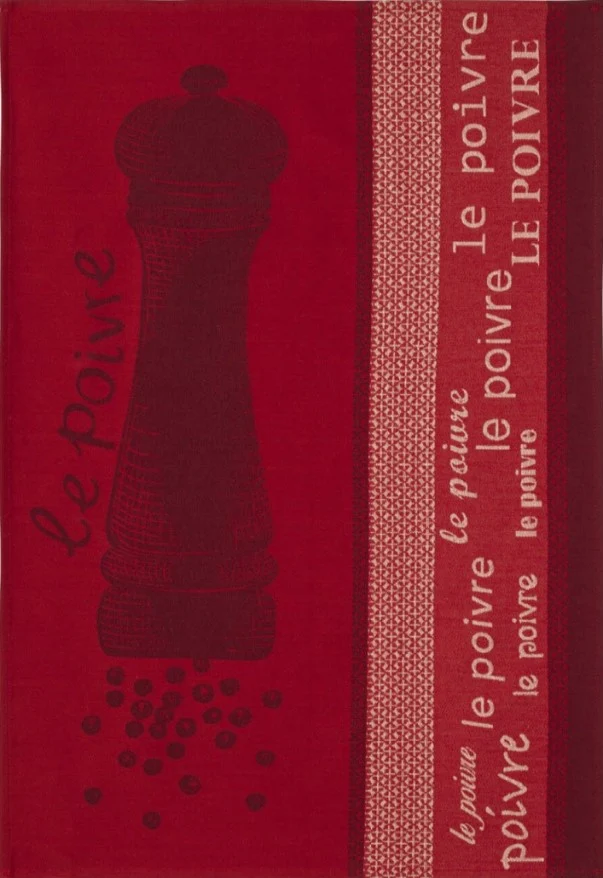 Viskestykke 'Poivre rouge'