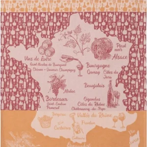 Viskestykke 'Vins rouge de France'