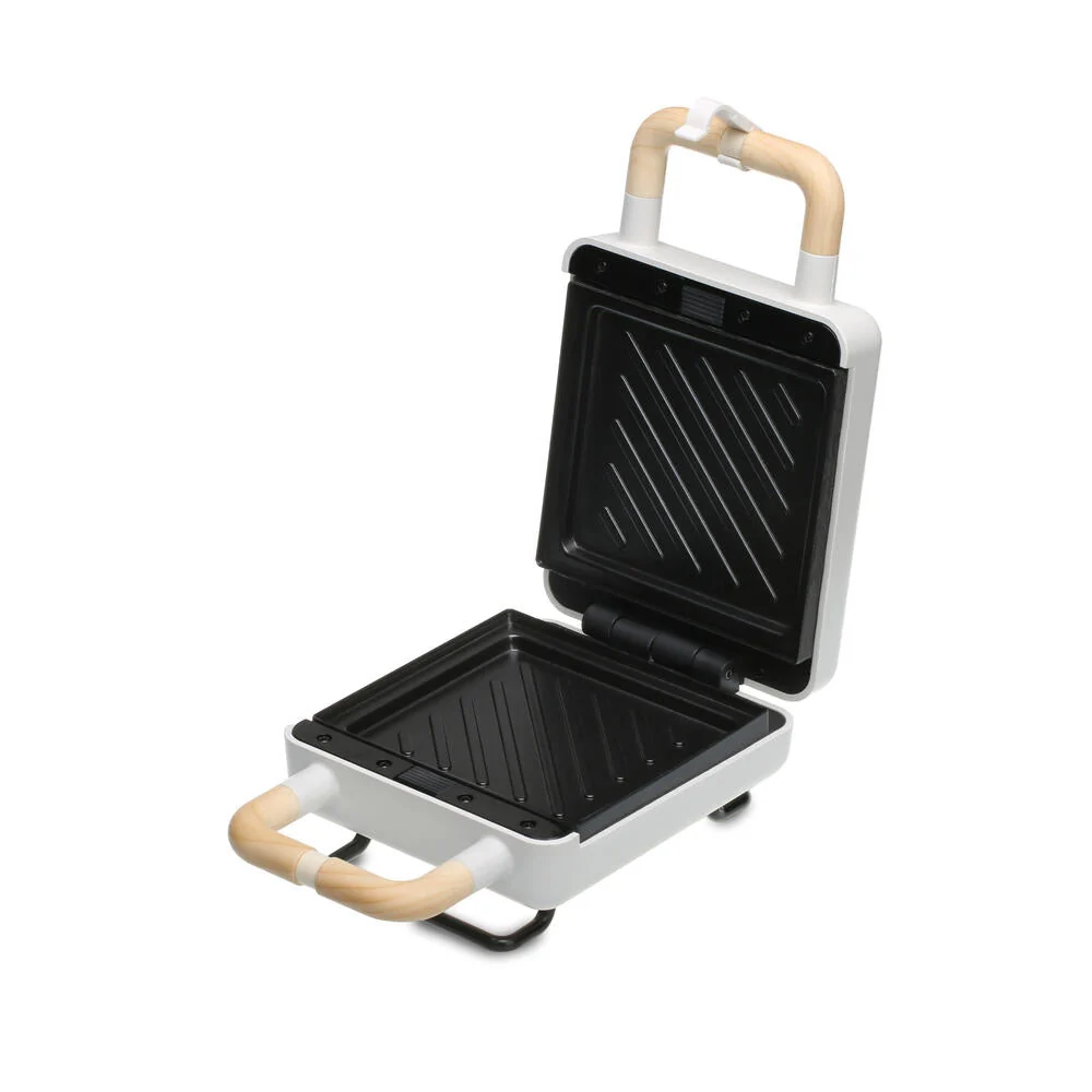 2 1 Waffle Iron Sandwich Maker - hvid