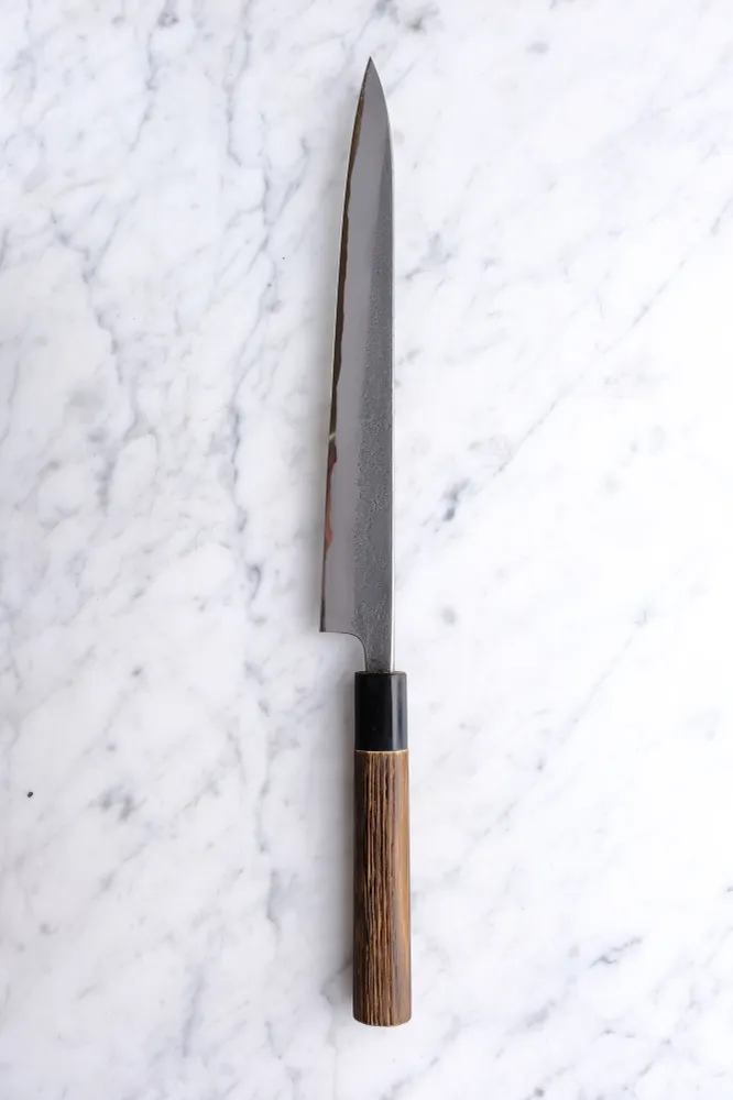 Wakui Kinjiro Nashiji Aogami 2 - 240 mm Sujihiki