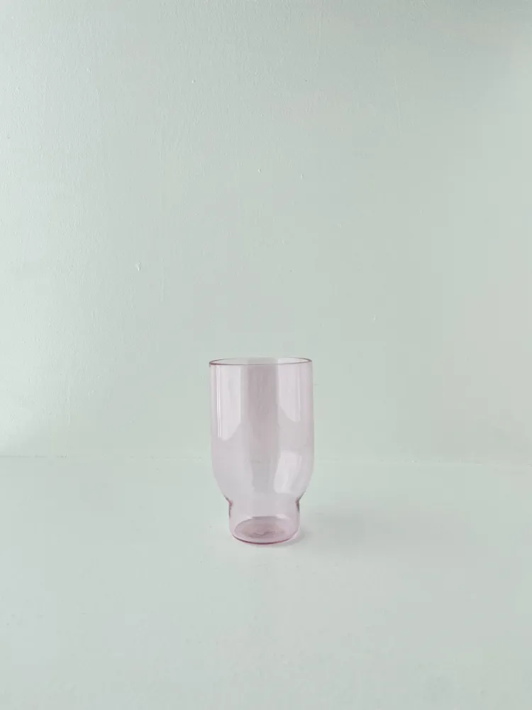 Water Glass, Tall, Rose