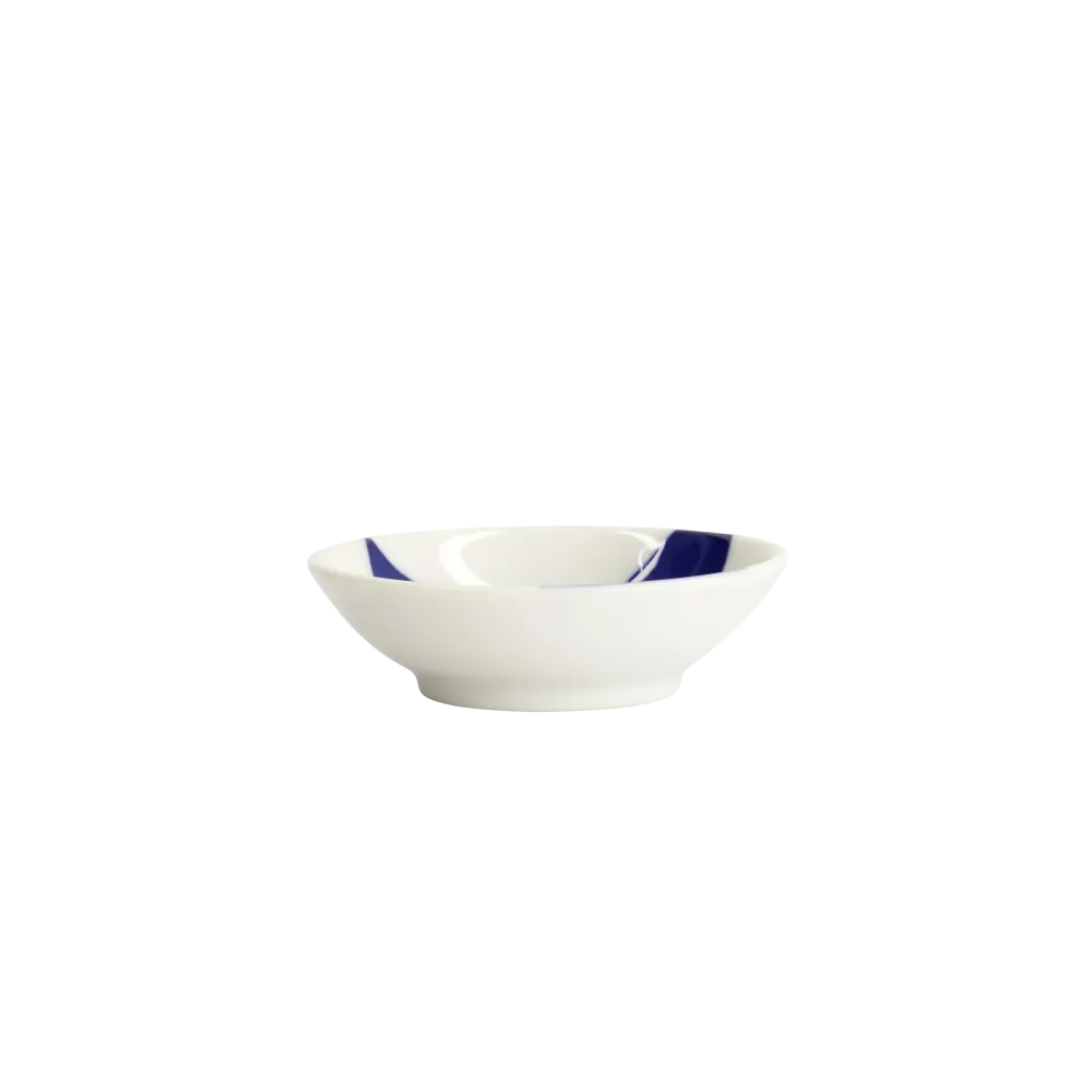 Whale Kawaii Sauce skål, blå/hvid - Ø9 cm.