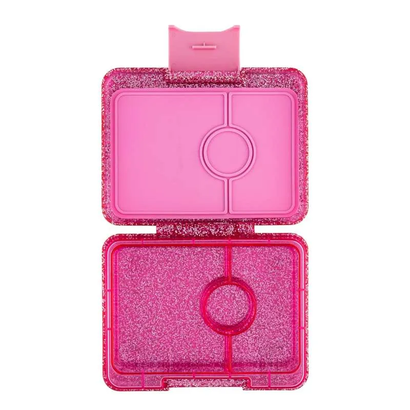 Yumbox Madkasse - Minisnack - 3 rum - Sparkle Rose Glitter