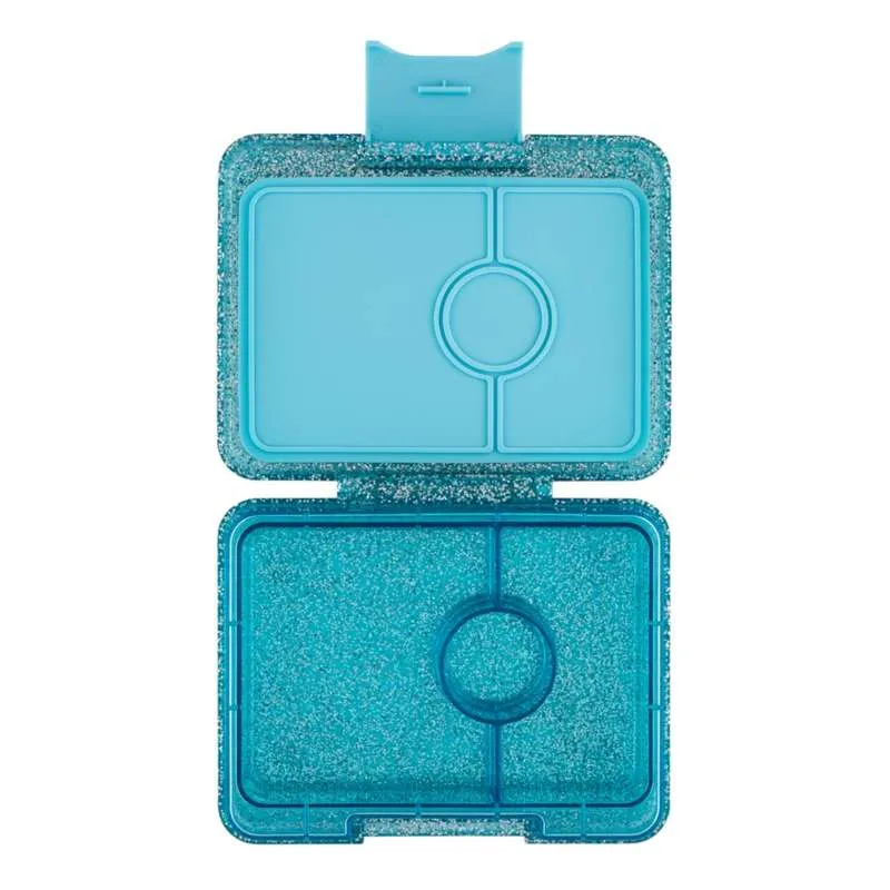 Yumbox Madkasse - Minisnack - 3 rum - Twinkle Aqua Glitter