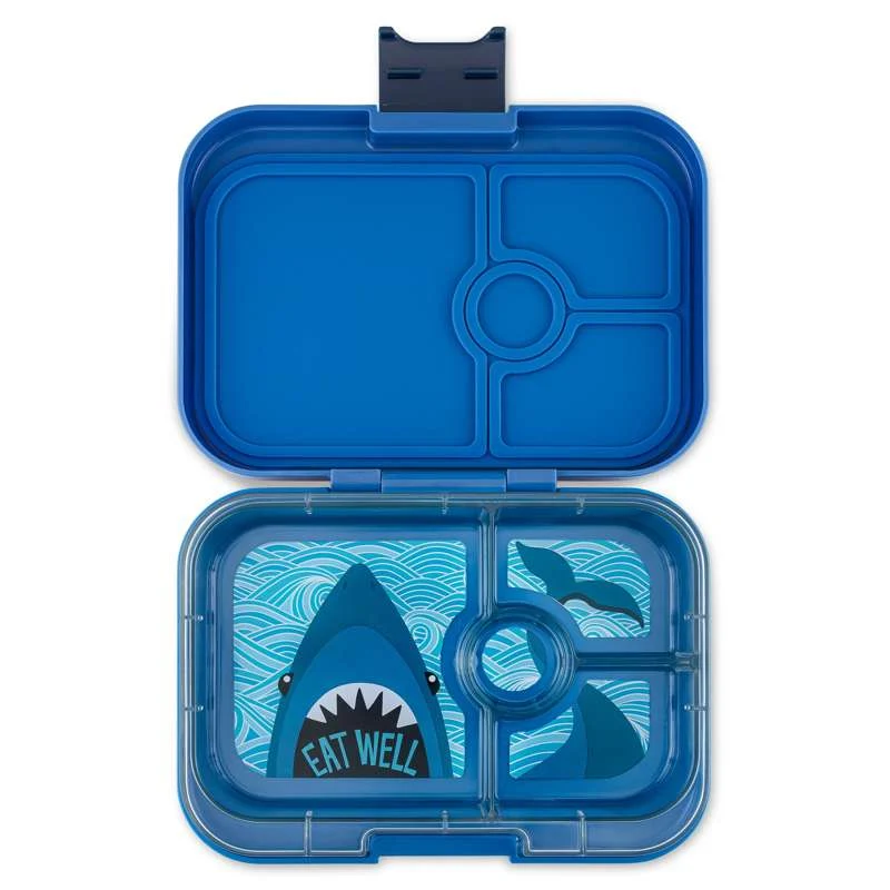 Yumbox Madkasse - Panino - 4 rum - Surf Blue/Shark
